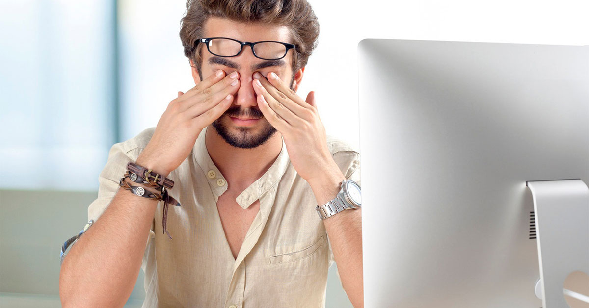 Ursachen von Augenproblemen in der digitalen Arbeitswelt