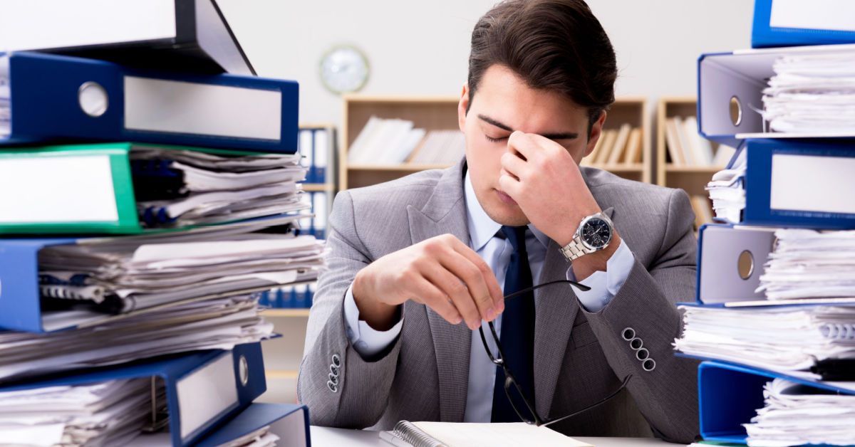 Sehstörung durch Stress