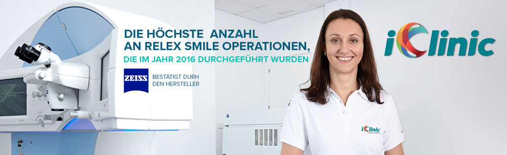 Die höchste Anzahl an Relex SMILE Operationen, die im Jahr 2016 durchgeführt wurden